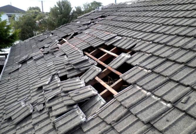 Storm Damage on Residential Roofing